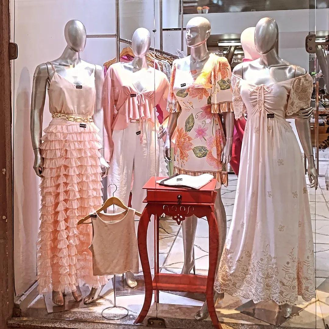 Vitrine atual da Desfiando
