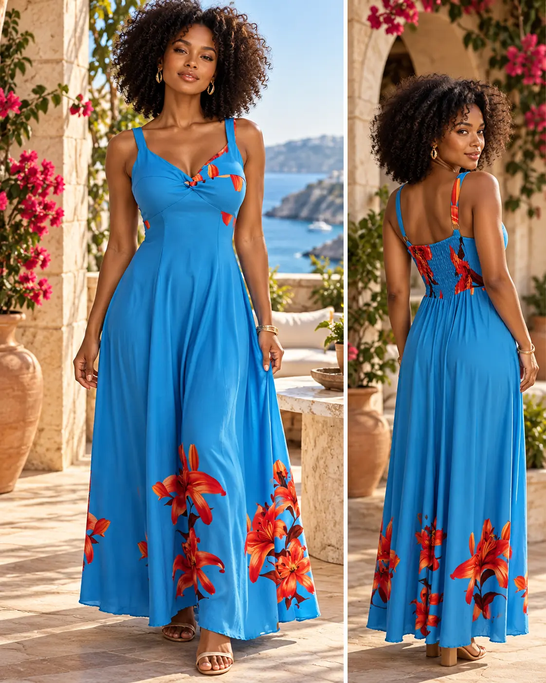 Vestido Lírio Azul
