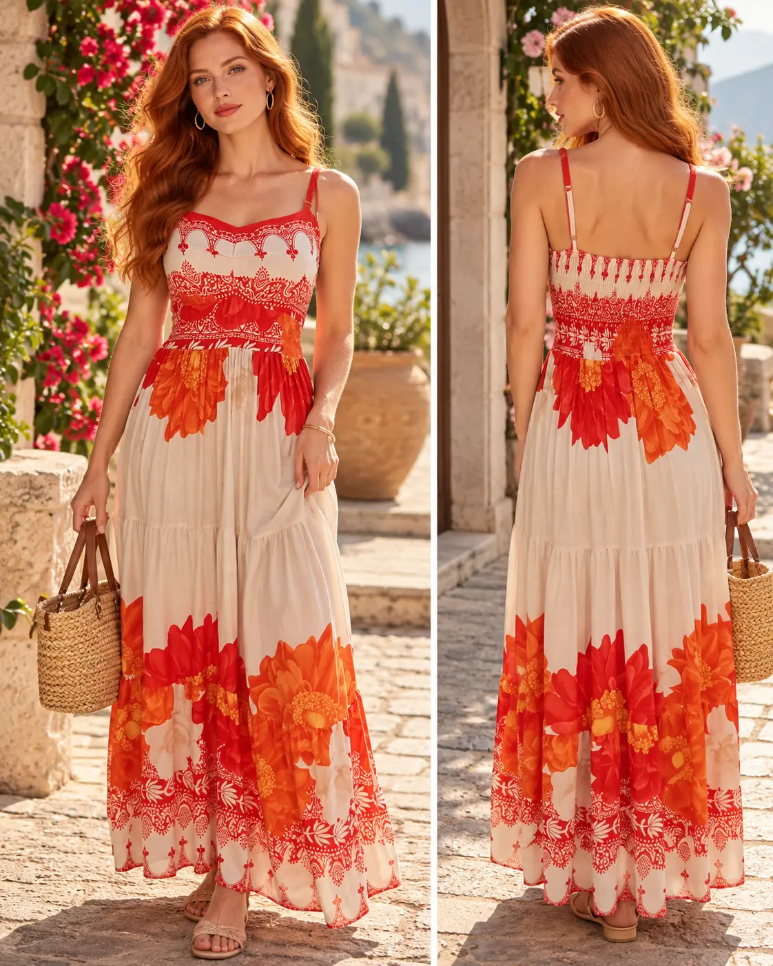 Vestido Mediterrâneo